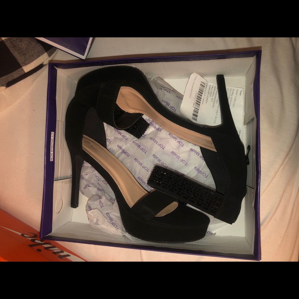 Black heels